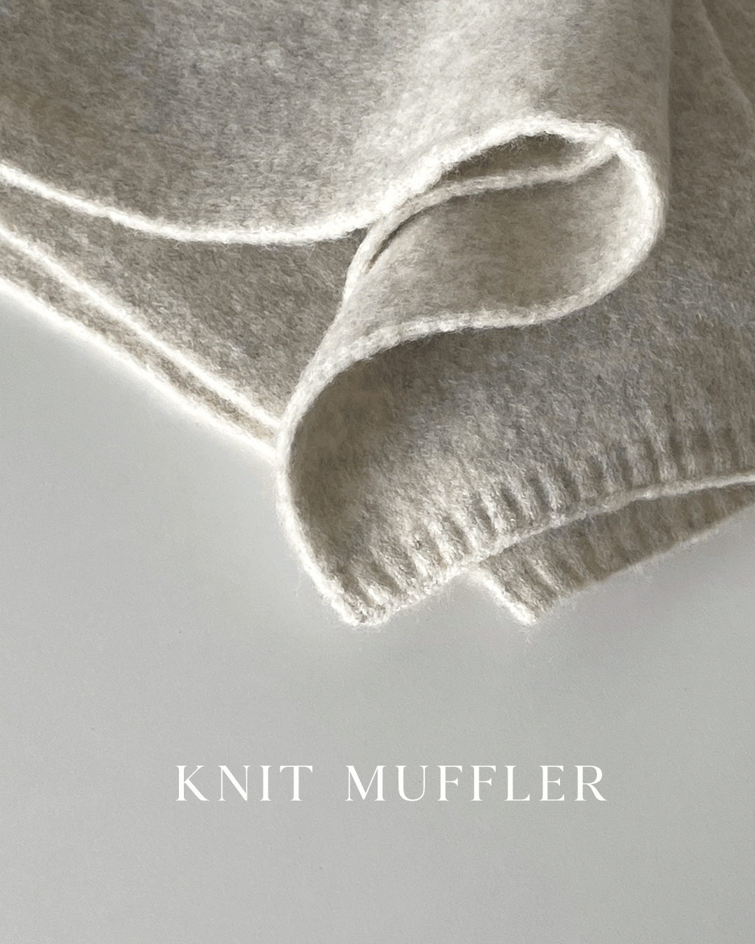 Knit muffler